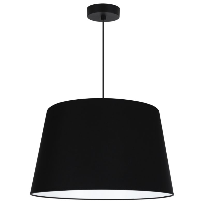 Lampa sufitowa wisząca Light Home LH Juta Stożek 1x E27 60W czarny 1szt.