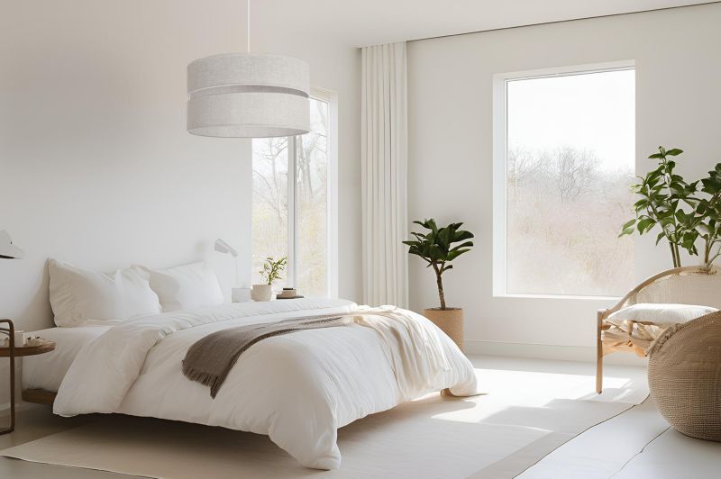 Lampa sufitowa wisząca Light Home LH Len Duo 1x E27 60W biały/beż 1szt.