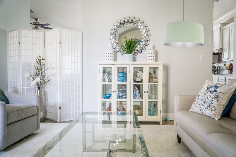 Lampa sufitowa wisząca Light Home LH Mediolan Welur 1x E27 60W miętowy/srebrny 1szt.