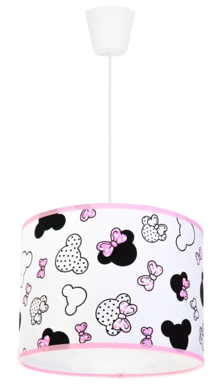 Lampa sufitowa wisząca Light Home LH Minnie dziecięca 1x E27 60W 20cm różowa 1szt.