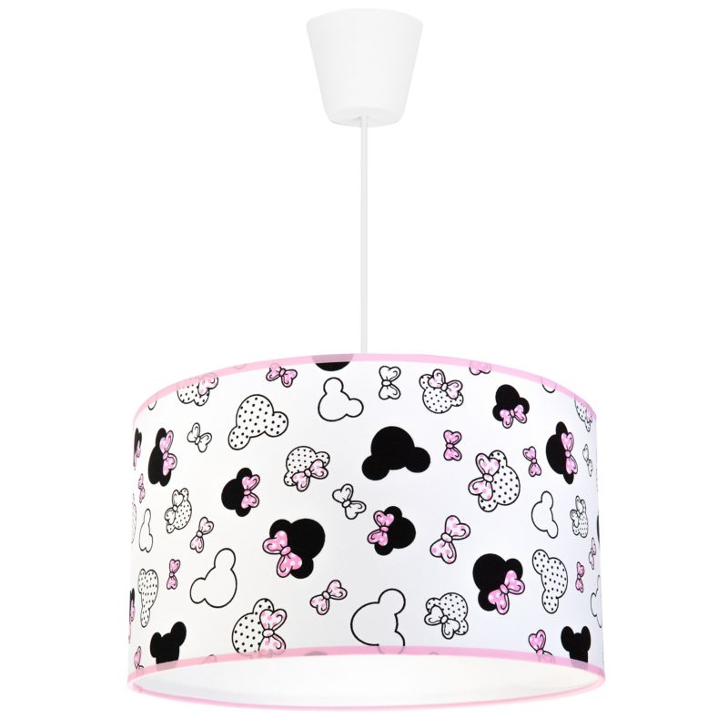 Lampa sufitowa wisząca Light Home LH Minnie dziecięca 1x E27 60W 35cm różowa 1szt.