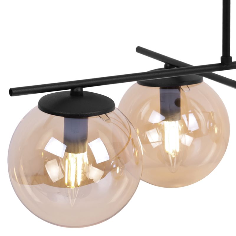 Lampa sufitowa wisząca Light Home LH Modena 4x E14 60W miodowy 1szt.
