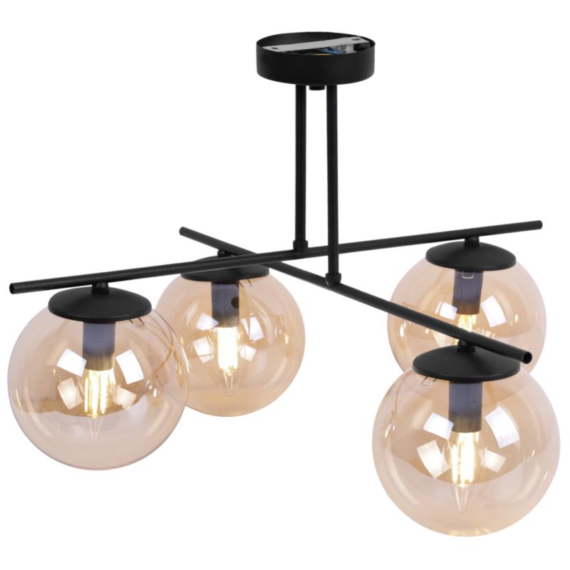 Lampa sufitowa wisząca Light Home LH Modena 4x E14 60W miodowy 1szt.