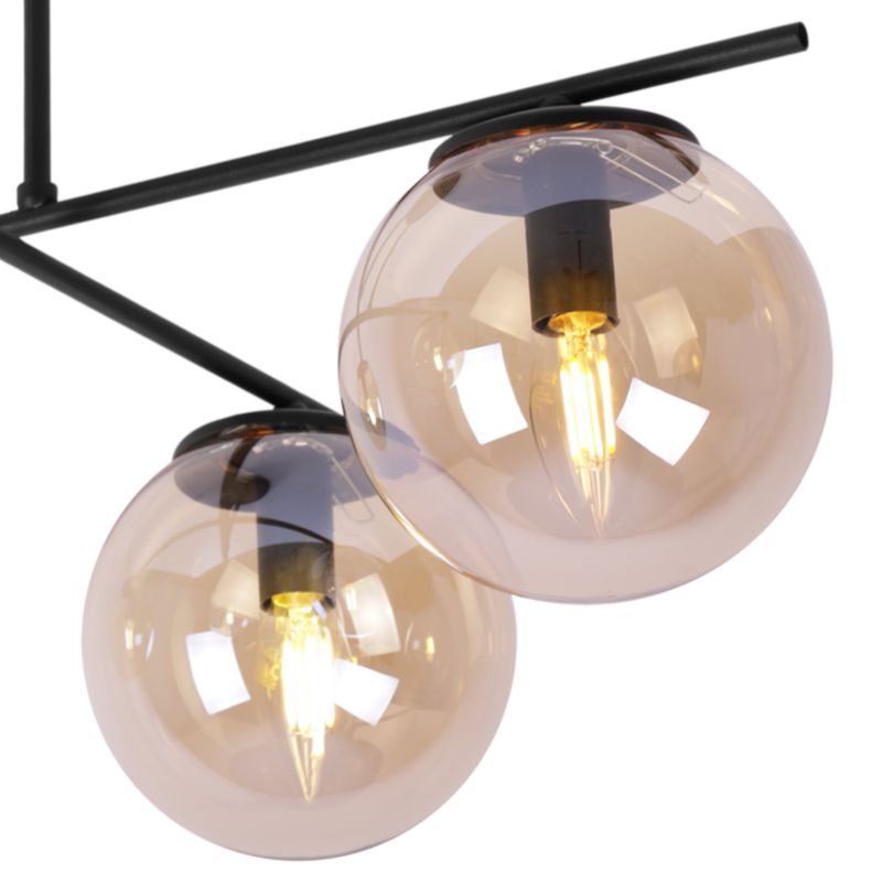 Lampa sufitowa wisząca Light Home LH Modena 4x E14 60W miodowy 1szt.