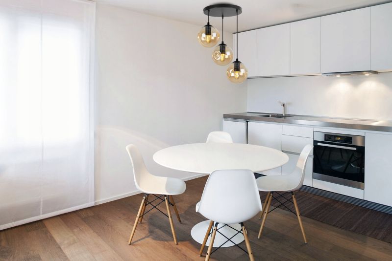 Lampa sufitowa wisząca Light Home LH Monako 3x E27 60W okrągła czarny/złoty 1szt.