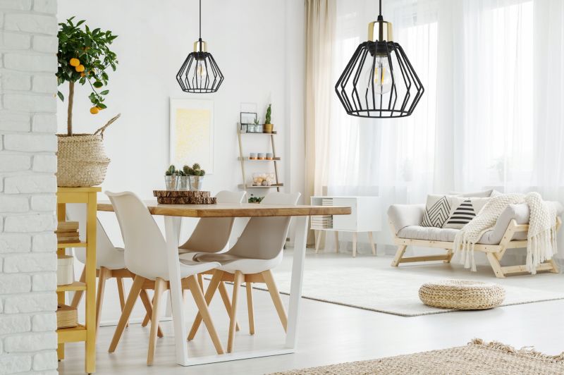 Lampa sufitowa wisząca Light Home LH Nuvola 1x E27 60W podstawa metalowa czarny/złoty 1szt.