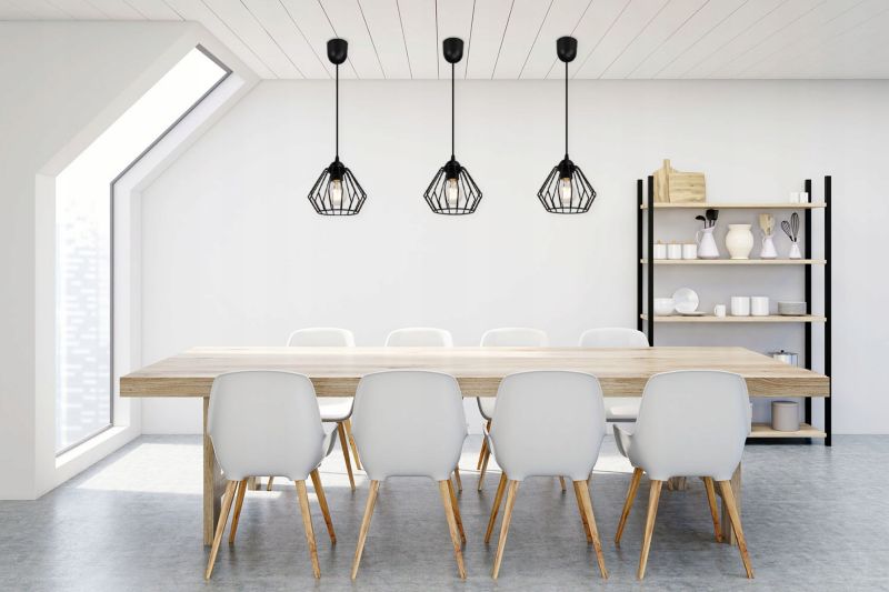 Lampa sufitowa wisząca Light Home LH Nuvola 1x E27 60W retro czarny 1szt.