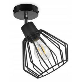 Lampa sufitowa wisząca Light Home LH Nuvola 1x E27 60W ruchoma czarny 1szt.