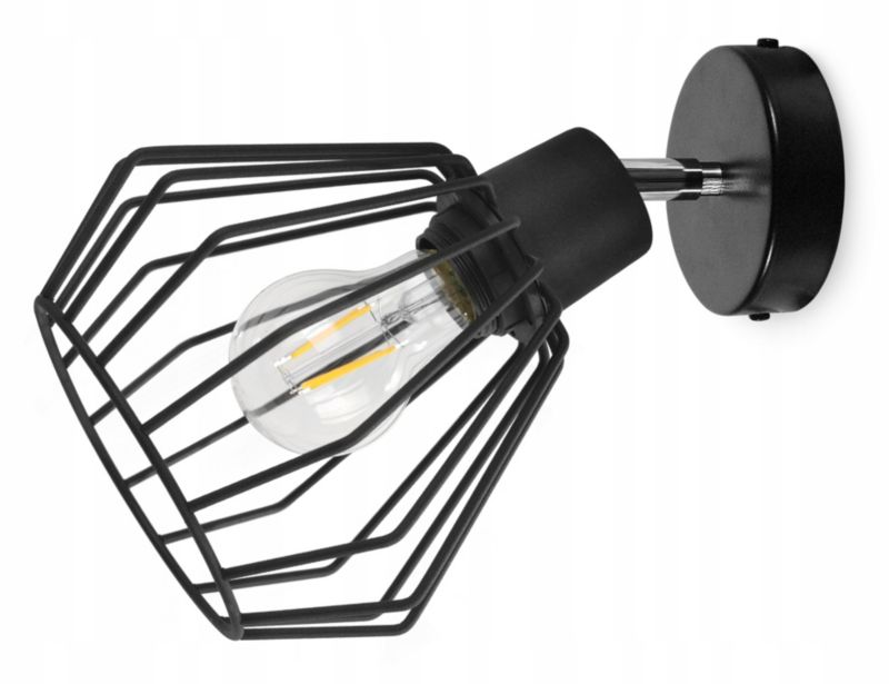Lampa sufitowa wisząca Light Home LH Nuvola 1x E27 60W ruchoma czarny 1szt.