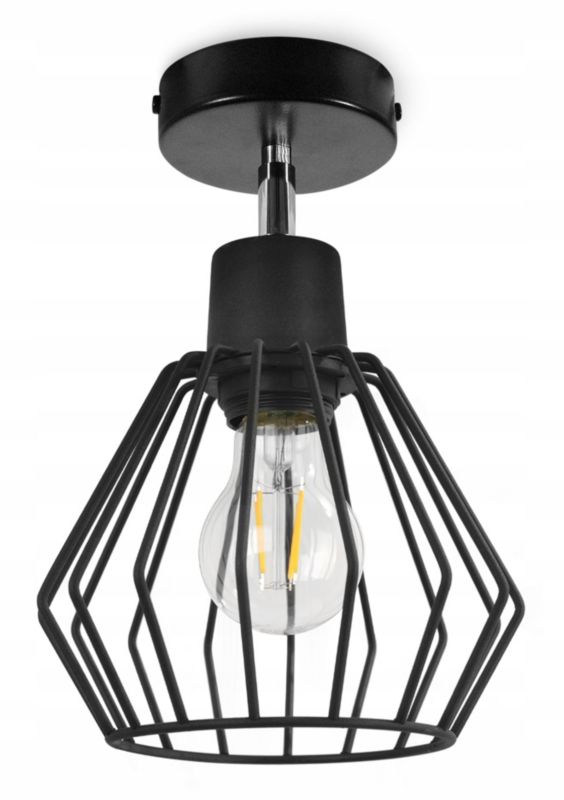 Lampa sufitowa wisząca Light Home LH Nuvola 1x E27 60W ruchoma czarny 1szt.