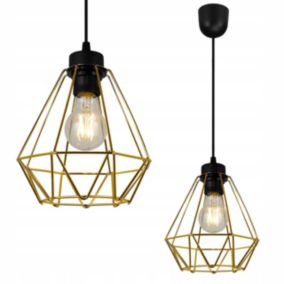 Lampa sufitowa wisząca Light Home LH Nuvola 1x E27 60W złoty 1szt.