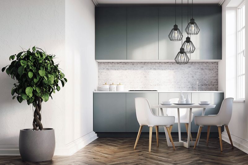 Lampa sufitowa wisząca Light Home LH Nuvola 4x E27 60W okrągła czarny 1szt.