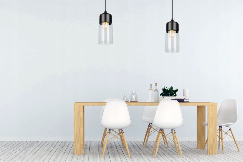 Lampa sufitowa wisząca Light Home LH Oslo 1x E27 60W tuba bezbarwny 1szt.