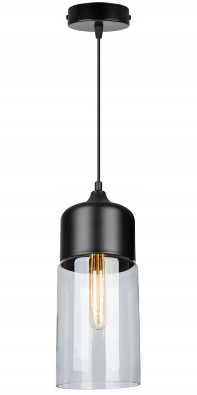 Lampa sufitowa wisząca Light Home LH Oslo 1x E27 60W tuba bezbarwny 1szt.