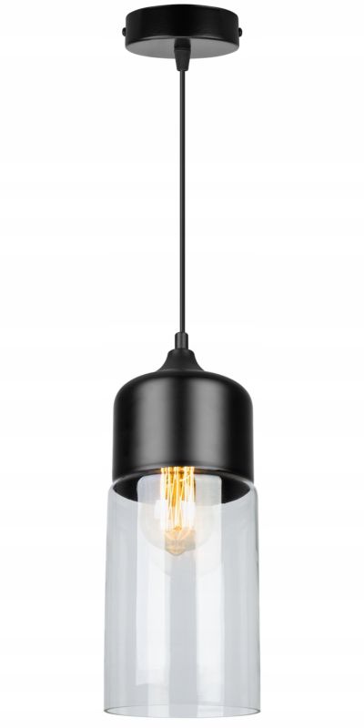 Lampa sufitowa wisząca Light Home LH Oslo 1x E27 60W tuba bezbarwny 1szt.