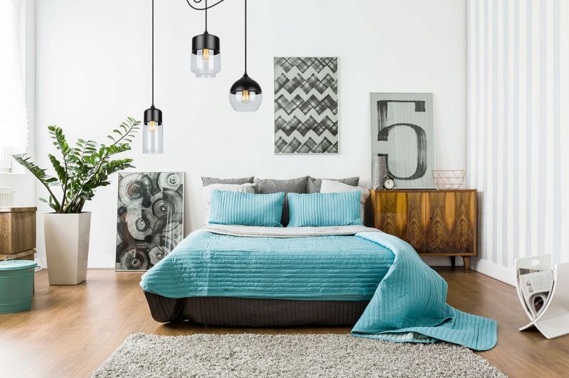 Lampa sufitowa wisząca Light Home LH Oslo Spider 3x E27 60W mix czarny/transparentny 1szt.