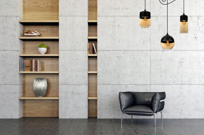 Lampa sufitowa wisząca Light Home LH Oslo Spider 3x E27 60W mix czarny/złoty 1szt.