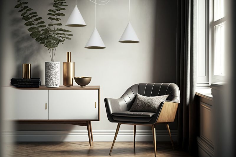 Lampa sufitowa wisząca Light Home LH Pająk Soho 3x E27 60W klosz 25cm biały 1szt.