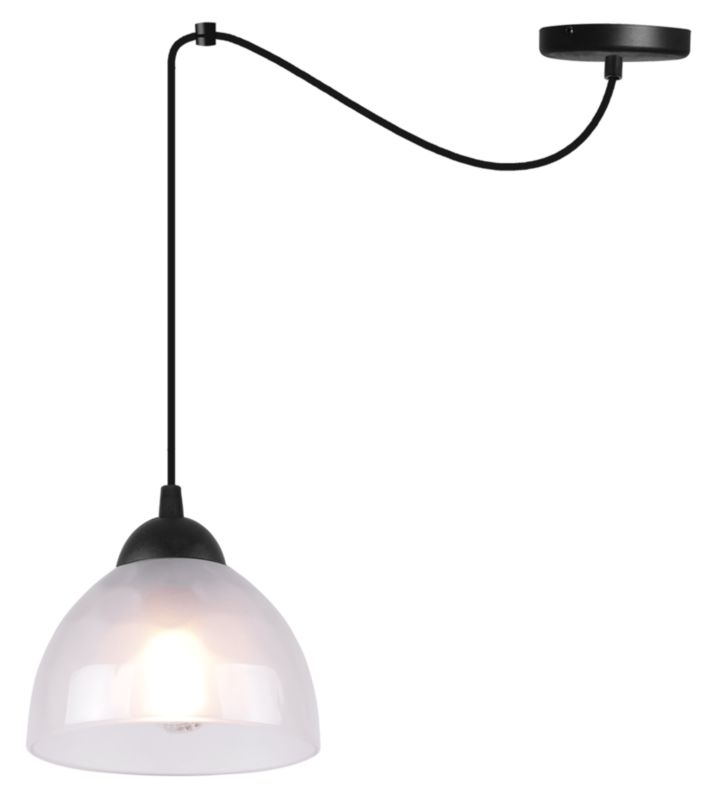 Lampa sufitowa wisząca Light Home LH Pająk Venice 1x E27 60W klosz mleczny 1szt.
