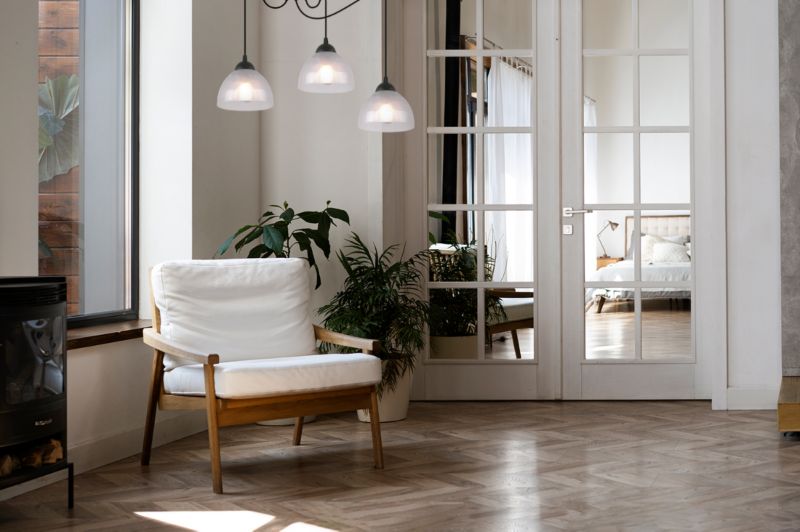 Lampa sufitowa wisząca Light Home LH Pająk Venice 4x E27 60W klosz mleczny 1szt.