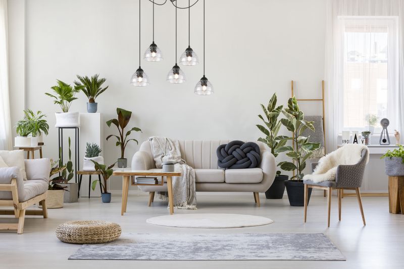 Lampa sufitowa wisząca Light Home LH Pająk Venice 5x E27 60W klosz bezbarwny 1szt.