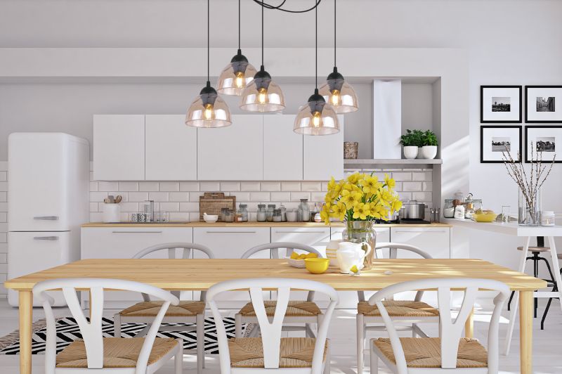 Lampa sufitowa wisząca Light Home LH Pająk Venice 5x E27 60W klosz miodowy 1szt.