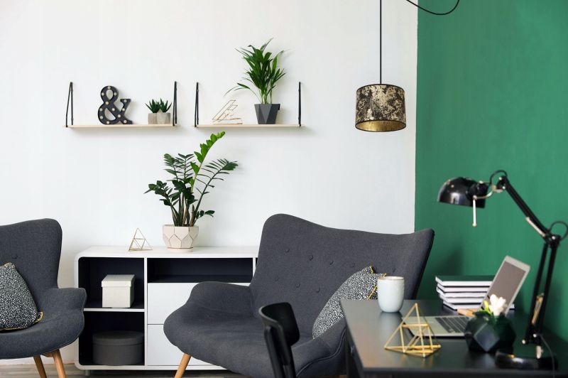 Lampa sufitowa wisząca Light Home LH Pająk Werona 1x E27 60W złoty/czarny 1szt.