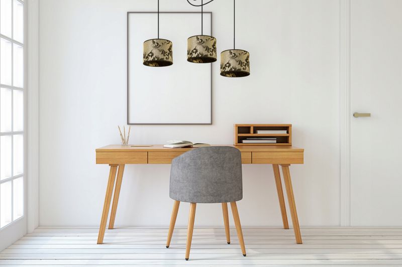 Lampa sufitowa wisząca Light Home LH Pająk Werona 3x E27 60W ciemne złoto 1szt.