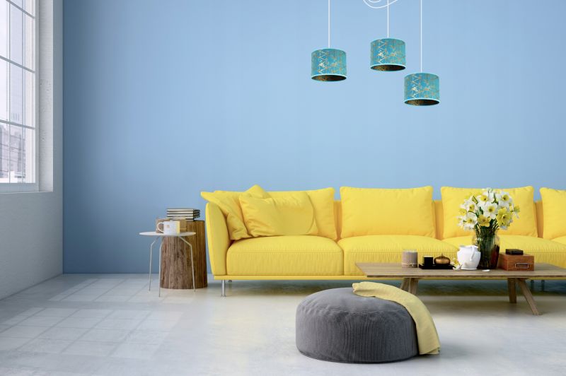 Lampa sufitowa wisząca Light Home LH Pająk Werona 3x E27 60W niebieski 1szt.