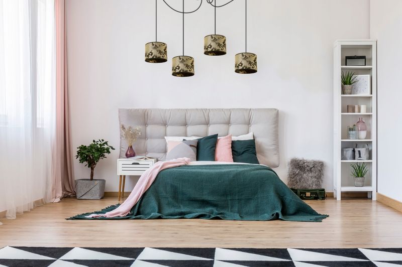 Lampa sufitowa wisząca Light Home LH Pająk Werona 4x E27 60W ciemne złoto 1szt.
