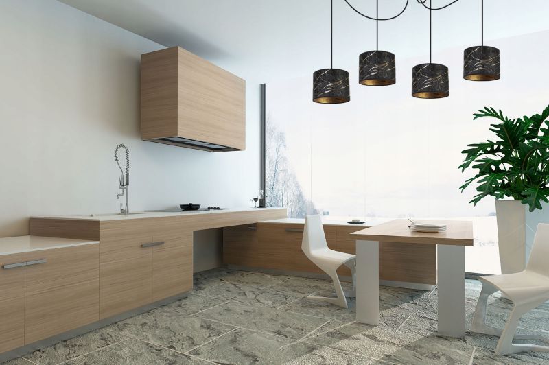 Lampa sufitowa wisząca Light Home LH Pająk Werona 4x E27 60W czarny/złoty 1szt.