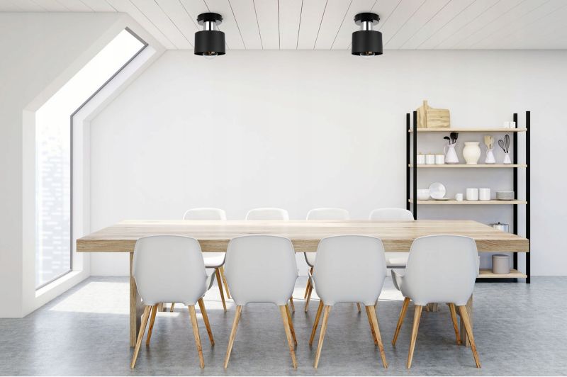 Lampa sufitowa wisząca Light Home LH Panta 1x E27 60W czarny 1szt.