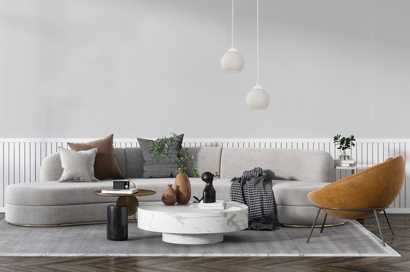 Lampa sufitowa wisząca Light Home LH Riffle Kula 1x E27 60W biały 1szt.