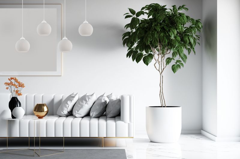 Lampa sufitowa wisząca Light Home LH Riffle Kula 4x E27 60W biały 1szt.