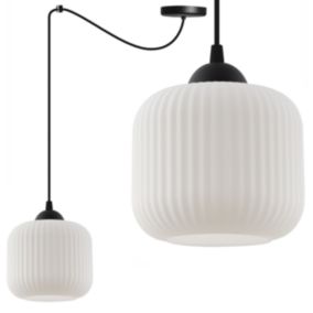 Lampa sufitowa wisząca Light Home LH Riffle Pająk Walec 1x E27 60W czarny 1szt.