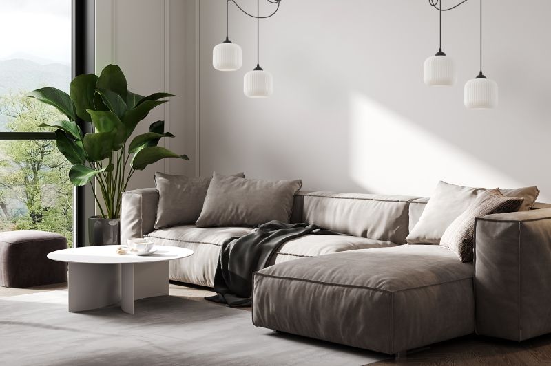 Lampa sufitowa wisząca Light Home LH Riffle Pająk Walec 4x E27 60W czarny 1szt.