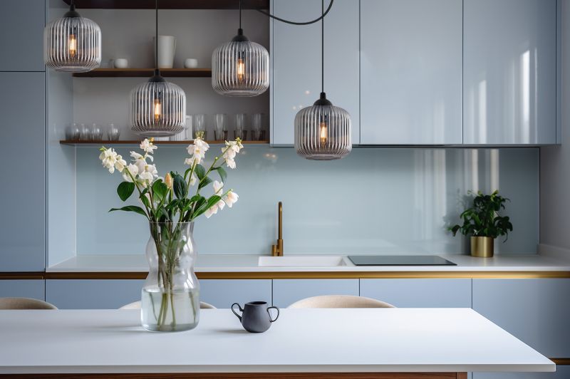 Lampa sufitowa wisząca Light Home LH Riffle Pająk Walec 4x E27 60W grafit 1szt.