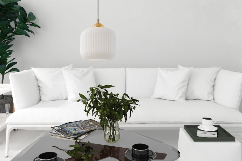 Lampa sufitowa wisząca Light Home LH Riffle Walec 1x E27 60W złoty 1szt.
