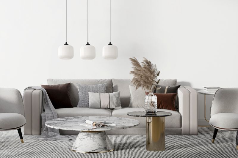 Lampa sufitowa wisząca Light Home LH Riffle Walec 3x E27 60W czarny 1szt.