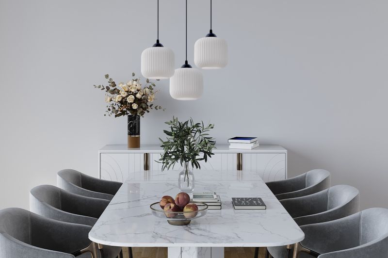 Lampa sufitowa wisząca Light Home LH Riffle Walec 3x E27 60W okrągła czarny 1szt.