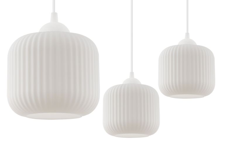 Lampa sufitowa wisząca Light Home LH Riffle Walec 4x E27 60W biały 1szt.