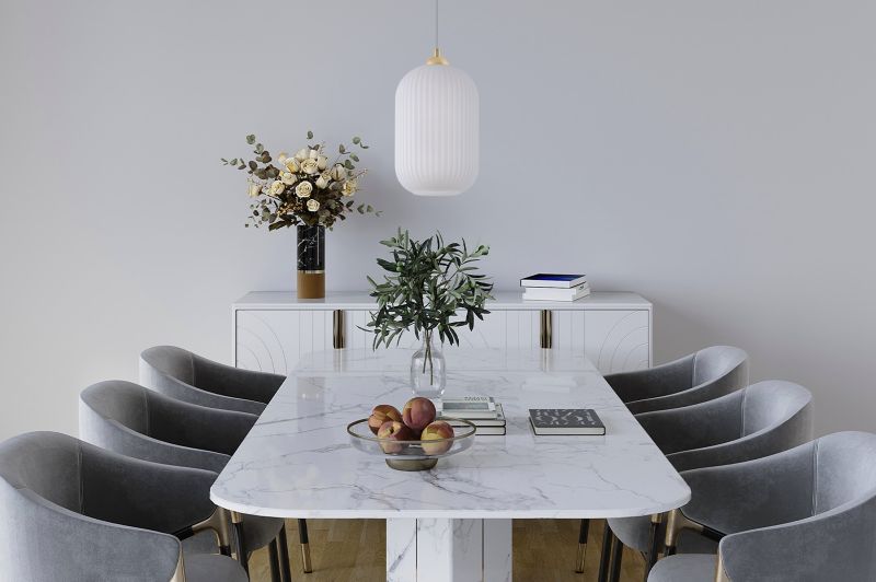 Lampa sufitowa wisząca Light Home LH Riffle Walec biały 1x E27 60W złoty 1szt.