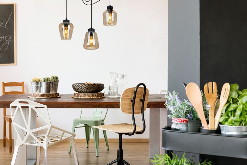 Lampa sufitowa wisząca Light Home LH Rijeka Spider 3x E27 60W miodowy 1szt