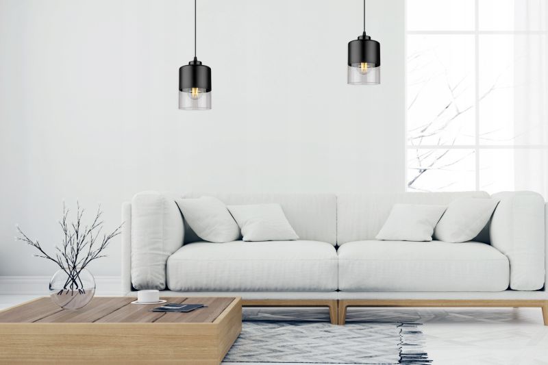 Lampa sufitowa wisząca Light Home LH Roma 1x E27 60W czarny 1szt.