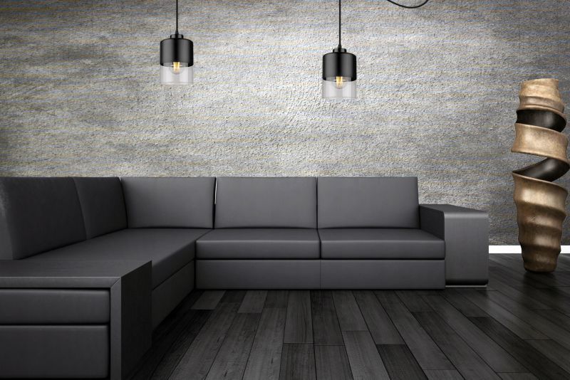 Lampa sufitowa wisząca Light Home LH Roma Spider Pająk Klosz szklany 1x E27 60W czarny 1szt.