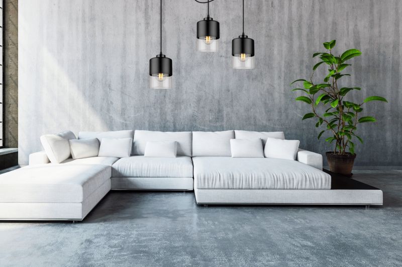 Lampa sufitowa wisząca Light Home LH Roma Spider Pająk Klosz szklany 3x E27 60W czarny 1szt.