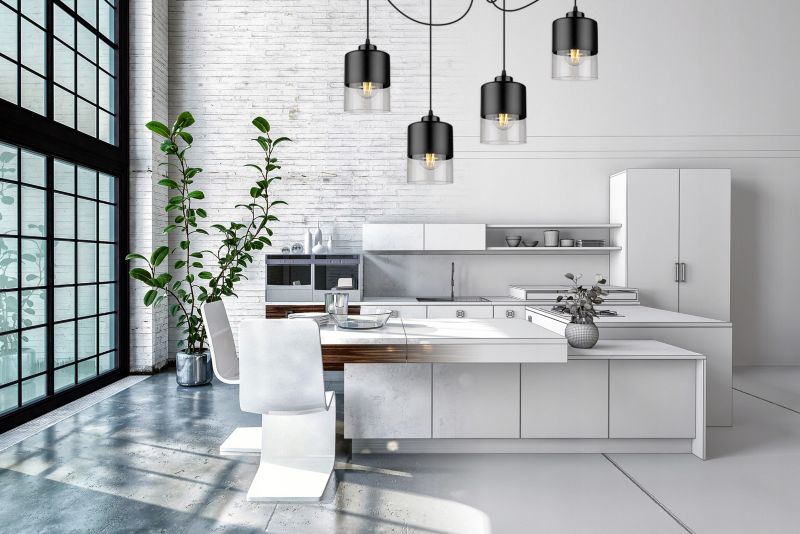Lampa sufitowa wisząca Light Home LH Roma Spider Pająk Klosz szklany 4x E27 60W czarny 1szt.
