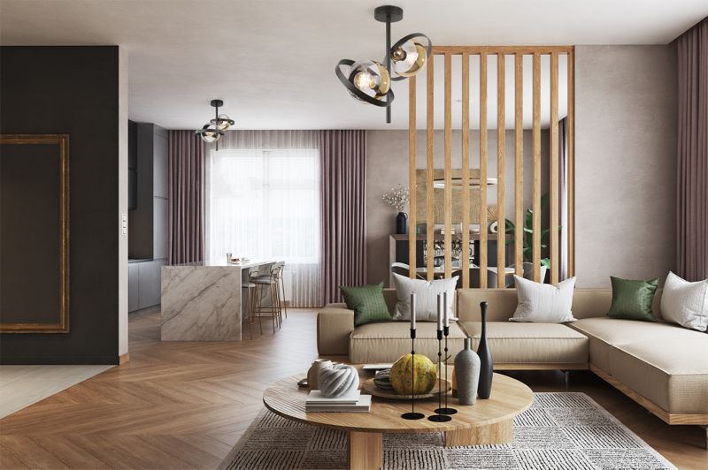 Lampa sufitowa wisząca Light Home LH Ronda 101 2x E27 60W czarny/złoty