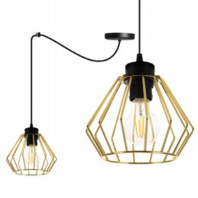 Lampa sufitowa wisząca Light Home LH Santos Pająk 1x E27 60W złoty 1szt.
