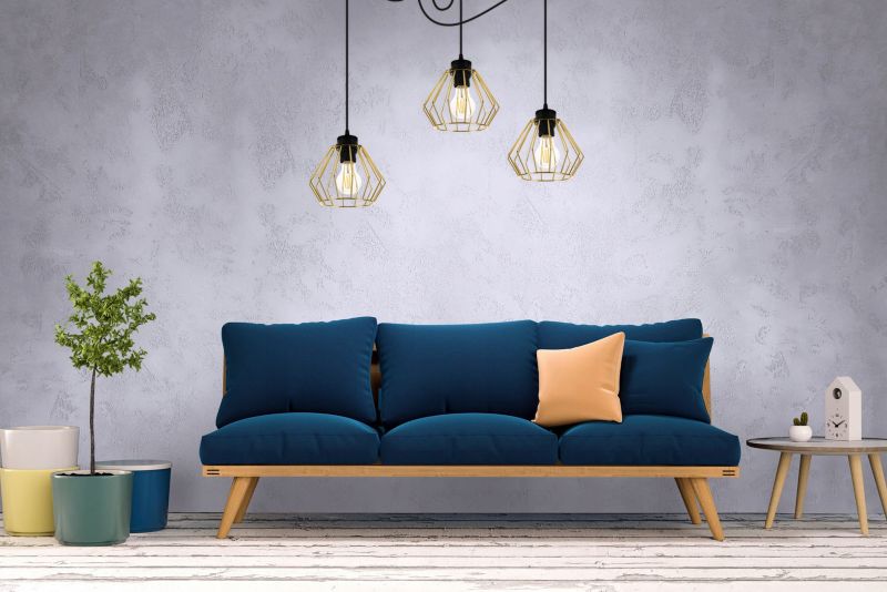 Lampa sufitowa wisząca Light Home LH Santos Pająk 3x E27 60W złoty 1szt.